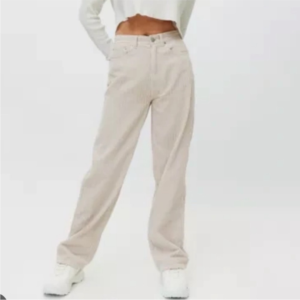 New! BDG Urban Outfitters High Rise Baggy Jeans Corduroy Size 25